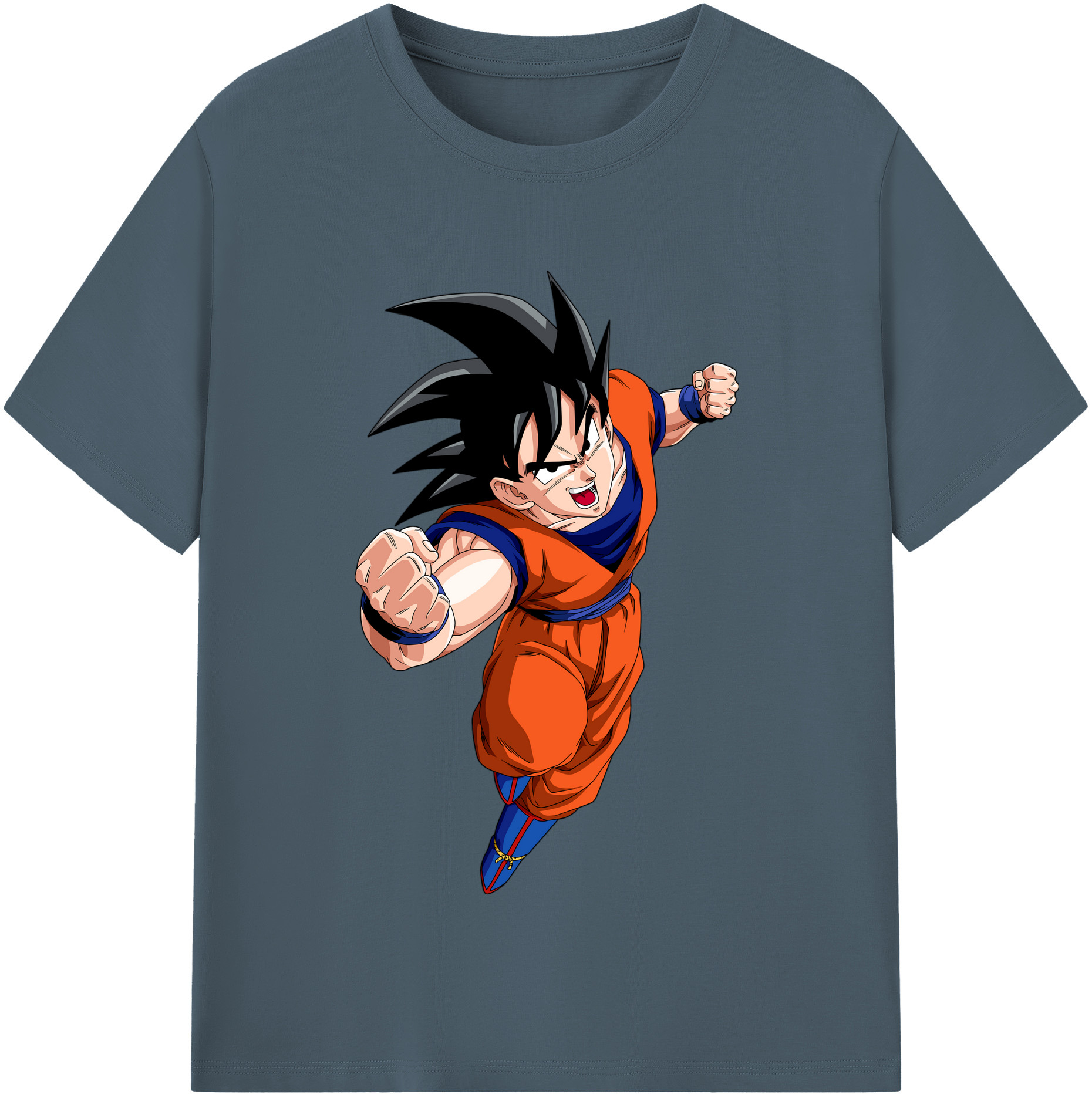 （画像用） ドラゴンボール 孫悟空（そん ごくう）Son Goku カカロット DRAGON BALL Kakarotto 綿100％半袖Tシャツ（フロントプリント）